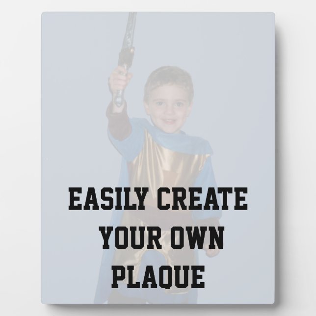 Créez facilement votre propre plaque - Verticale - (Devant)