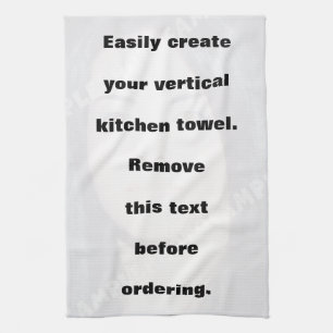 Créez facilement votre serviette de cuisine photo