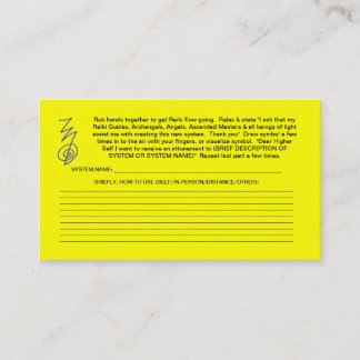 Créez les nouvelles cartes de système de Reiki