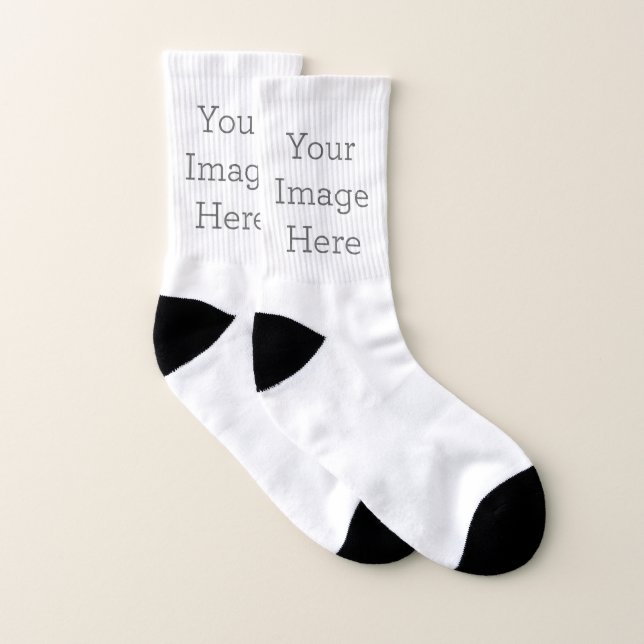 Chaussettes tout-imprimées, Taille unique (hommes 5-13 / femmes 5-14) (Paire)