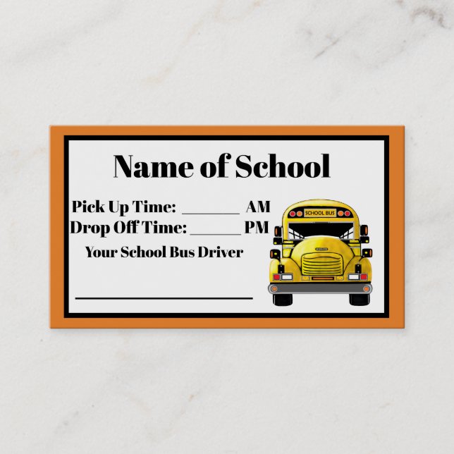 Créez vos propres cartes de visite (Devant)