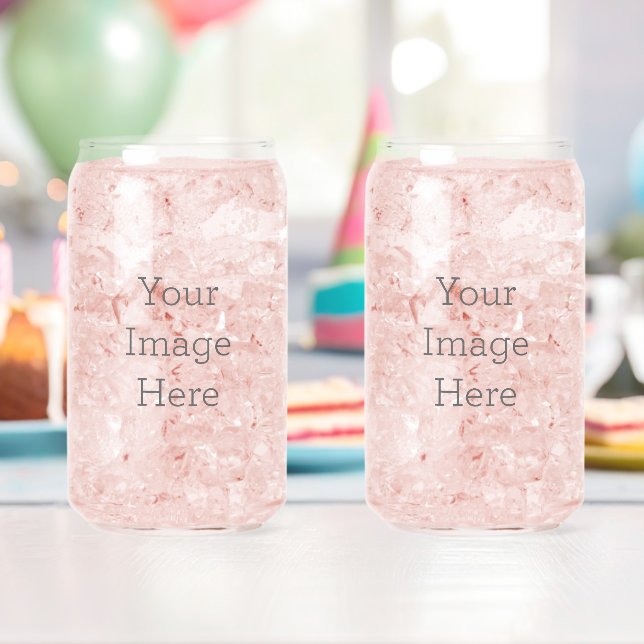 Style des articles de boisson : Verre canette personnalisé, Ensemble : Lot de 2, Taille : 473,2 ml (Insitu (Anniversaire))