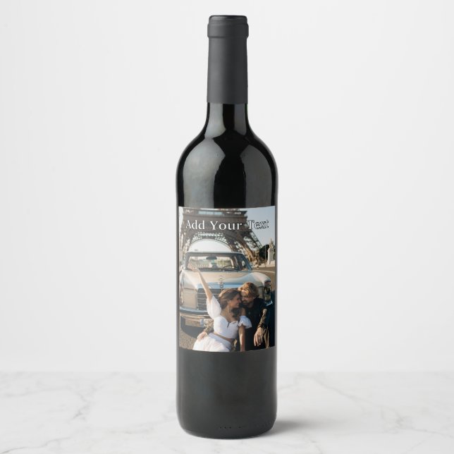 Créez vos propres étiquettes de bouteilles de vin  (Devant)