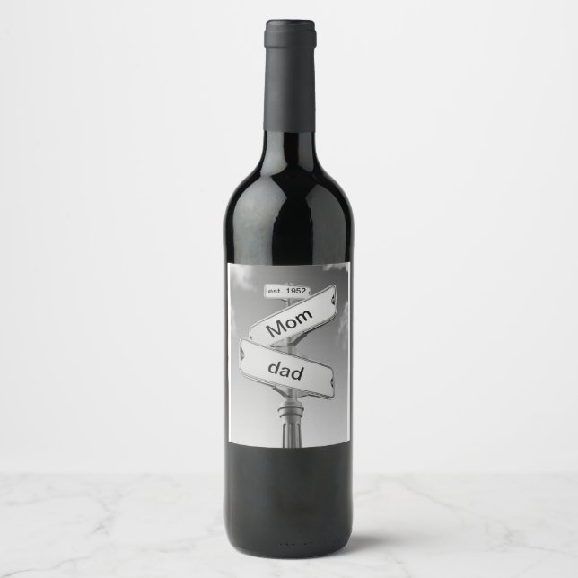créez vos propres étiquettes de vin (Devant)
