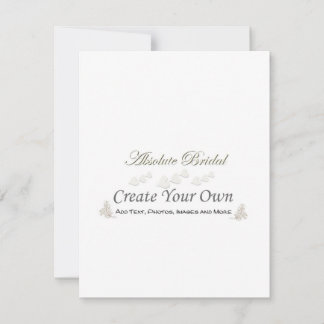 Créez vos propres invitations de mariage 4,25" x