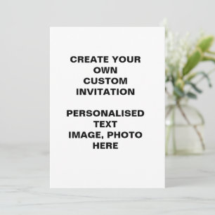 Créez vos propres invitations personnalisées DIY