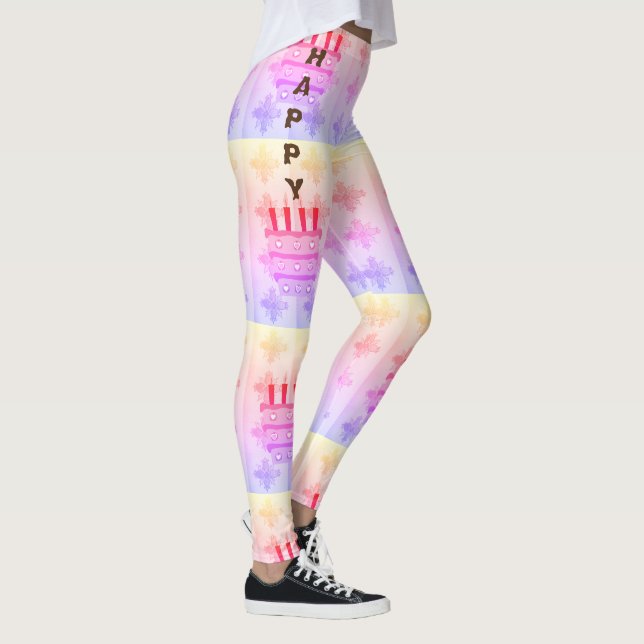Créez vos propres Leggings Amusants Anniversaires (Droite)
