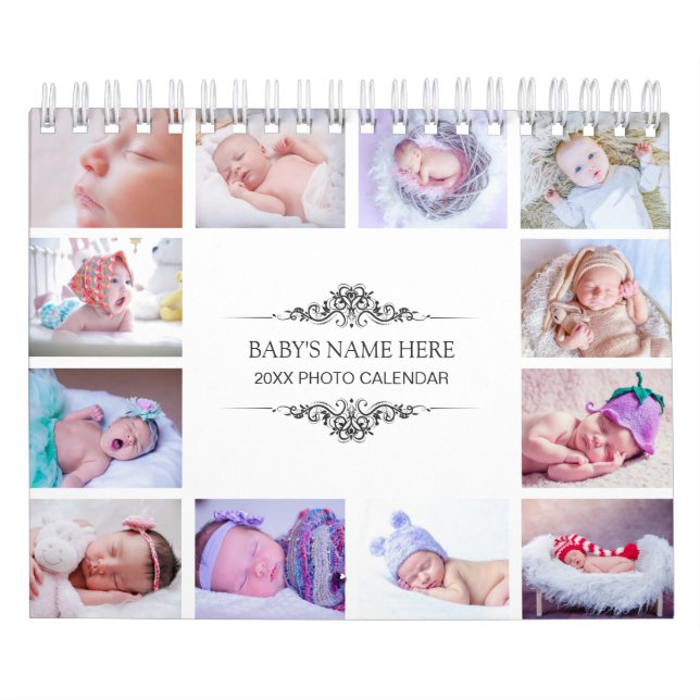 Créez vos propres photos de bébé 2023 Calendrier (Protection)