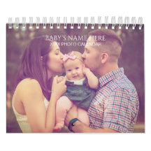 Créez vos propres photos de bébé 2025 Calendrier