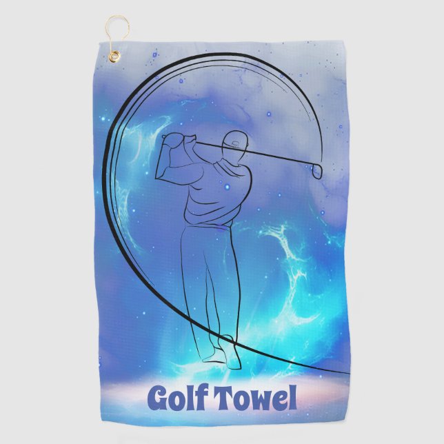 Créez Vos Propres Serviettes De Golf Signature (Devant)