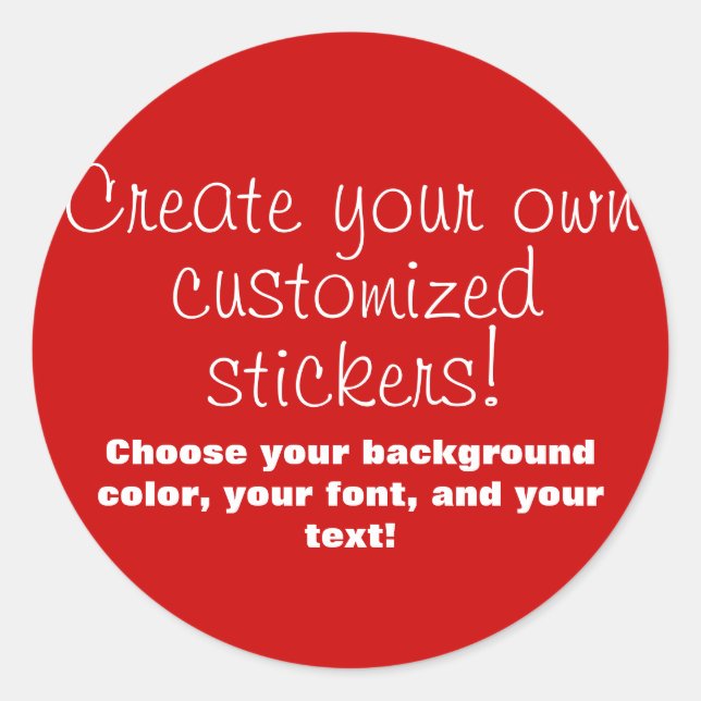 Créez Vos Propres Stickers ! (Devant)