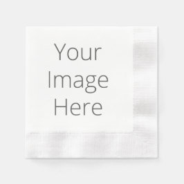 Créez vos serviettes en papier à cocktail blanc