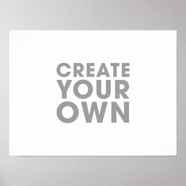 Créez votre  affiche (Devant)