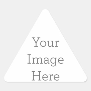 Créez votre autocollant en forme de triangle