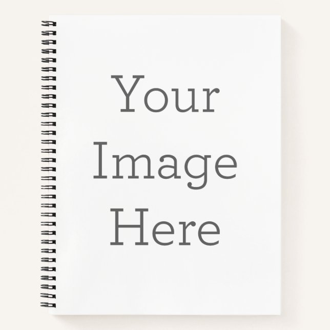 Carnet spirale de luxe 21,6 x 27,9 cm (Devant)