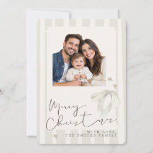 Créez votre carte de Noël personnalisée avec photo