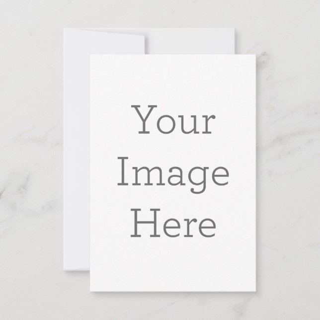 Carte de remerciements simple 8,9 cm x 12,7 cm (Devant)