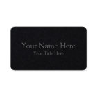 Créez votre carte de visite standard