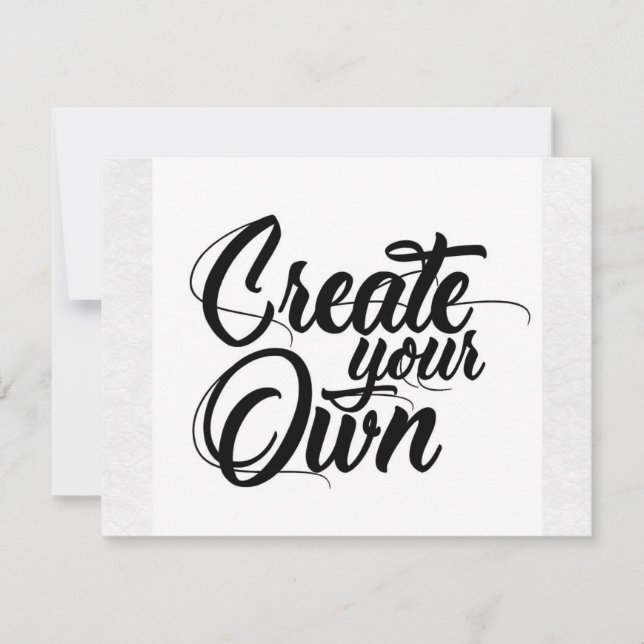 Créez votre carte RSVP (Devant)