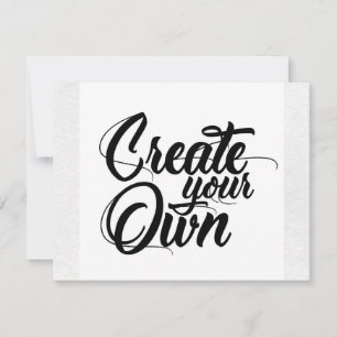 Créez votre carte RSVP