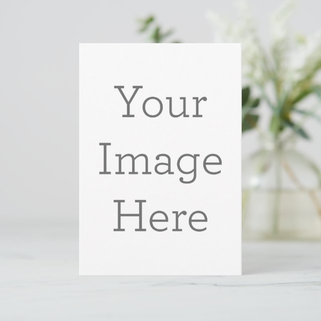 Carton réponse 8,9 cm x 12,7 cm (Debout devant)