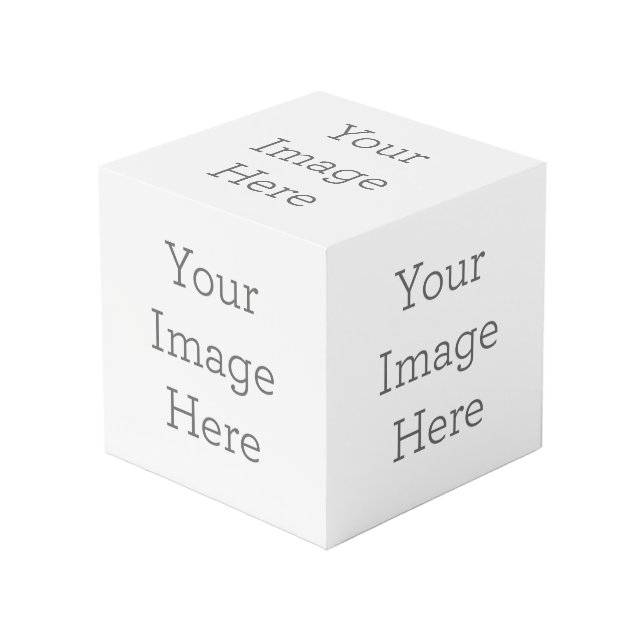 Cube photo de 10 cm personnalisé (Angle devant)
