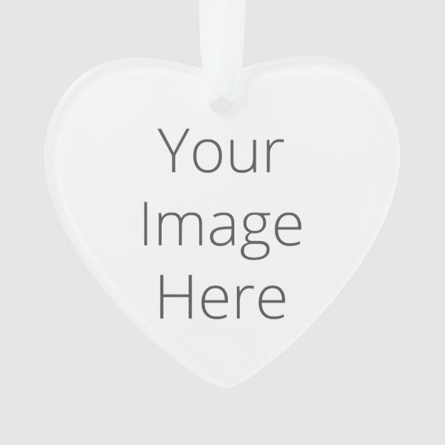 Créez votre  ornement en forme de coeur (devant)