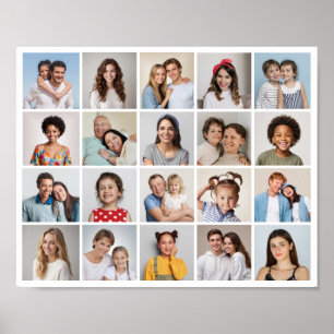 Créez votre propre 20 photo Collage Poster