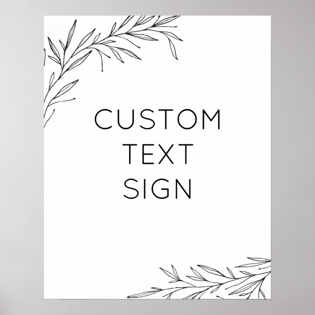 Créez Votre Propre Affiche de Branche Dessinée à l (Devant)