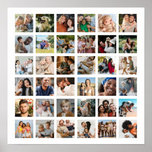 Créez Votre Propre Affiche de Collage de 36 Photos