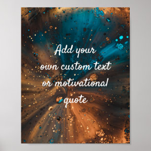 Créez votre propre affiche personnalisée - Bronze 