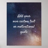 Créez votre propre affiche personnalisée - Ciel no