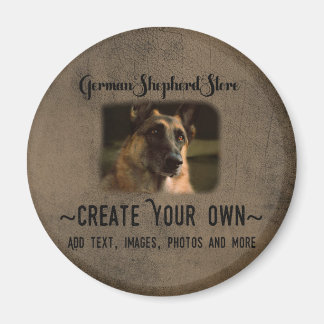 Créez votre propre aimant photo berger allemand