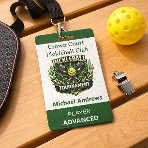 Créez votre propre badge de tournoi de pickleball