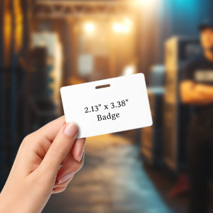 Créez votre propre badge en PVC en plastique de pa