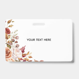 Créez Votre Propre Badge Floral