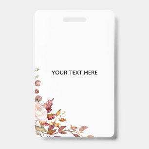 Créez Votre Propre Badge Floral