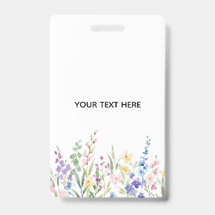 Créez Votre Propre Badge Floral