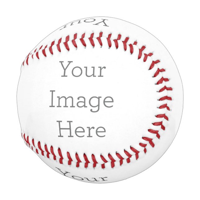 Balle de baseball personnalisée (Devant Droite)