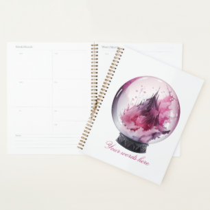 Créez votre propre boule de cristal rose