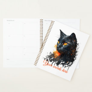 Créez votre propre buste de chat noir fière