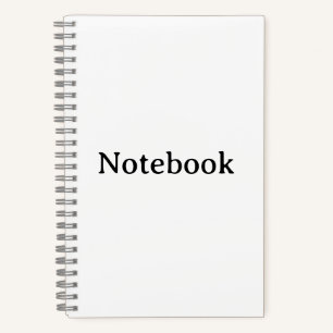 Créez votre propre cahier spirale Deluxe simple 5,