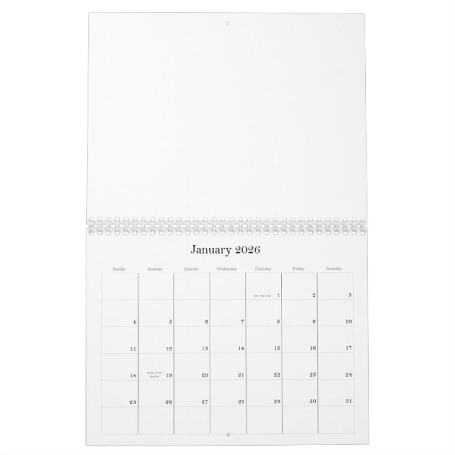 Créez votre propre calendrier (Jan 2026)
