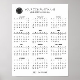 Créez votre propre calendrier 2021 | Poster