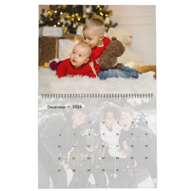Créez votre propre calendrier d'album photo de fam (Dec 2026)