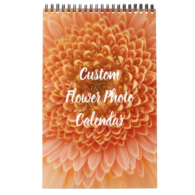 Créez votre propre calendrier de photos de fleurs  (Protection)