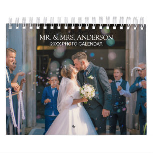 Créez votre propre calendrier Mariage Photos 2025