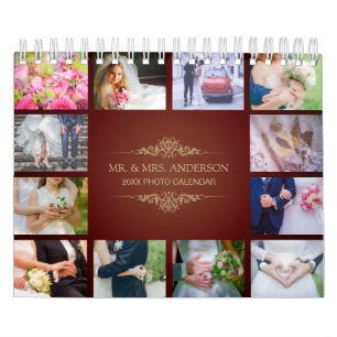 Créez votre propre calendrier Mariage Photos 2025