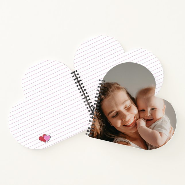 Créez votre propre Carnet en forme de coeur photo  (Intérieur)