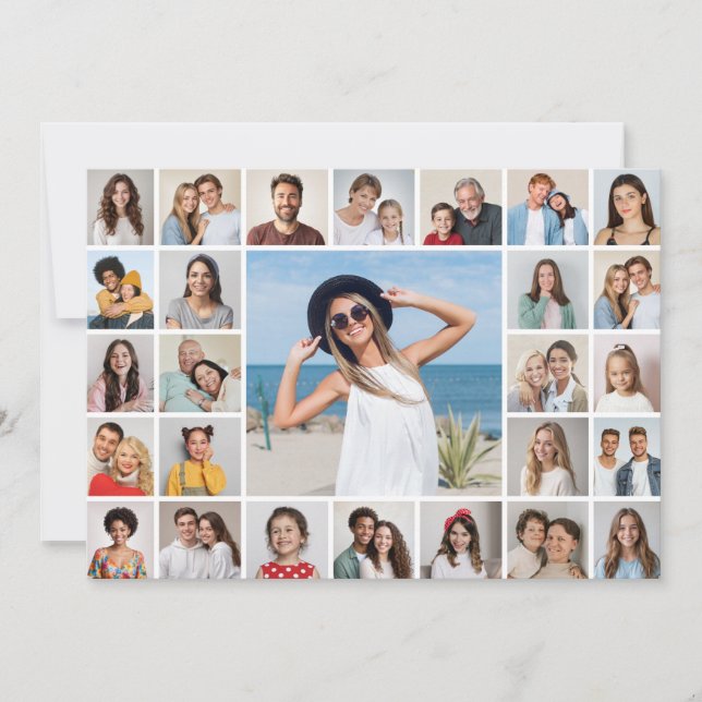Créez votre propre carte de collage photo 27 (Devant)
